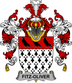 Irish Family Coat of Arms (v.25b) Fitz-Oliver
