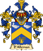 French Family Coat of Arms (v.25) Alleman (d