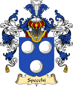Italian Family Coat of Arms (v.25a) Specchi
