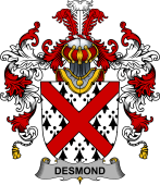 Irish Family Coat of Arms (v.25b) Desmond