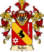 French Family Coat of Arms (v.25) Rollet