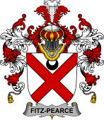 Irish Family Coat of Arms (v.25b) Fitz-Pearce