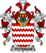Irish Family Coat of Arms (v.25b) Tottenham