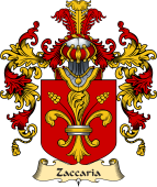 Italian Family Coat of Arms (v.25a) Zaccaria