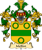 Italian Family Coat of Arms (v.25a) Mellini