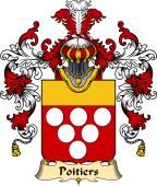 French Family Coat of Arms (v.25) Poitier (s)