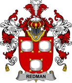Irish Family Coat of Arms (v.25b) Redman