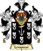 French Family Coat of Arms (v.25) Levasseur (Vasseur le)