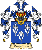 French Family Coat of Arms (v.25) Desjardins