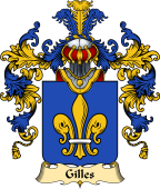 French Family Coat of Arms (v.25) Gilles
