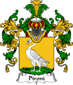 Italian Family Coat of Arms (v.25b) Pironi