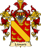 French Family Coat of Arms (v.25) Léonard