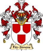 Irish Family Coat of Arms (v.25a) Fitz-Simons