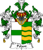 Italian Family Coat of Arms (v.25b) Polani