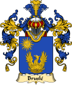 French Family Coat of Arms (v.25) Bruslé or Brulé
