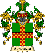 French Family Coat of Arms (v.25) Autremont