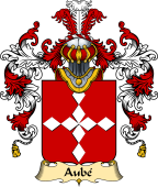 French Family Coat of Arms (v.25) Aubé