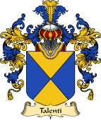 Italian Family Coat of Arms (v.25a) Talenti