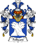 Italian Family Coat of Arms (v.25b) Pellicani