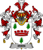 Irish Family Coat of Arms (v.25b) Irwin