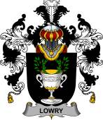 Irish Family Coat of Arms (v.25b) Lowry or Lavery