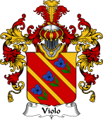 Italian Family Coat of Arms (v.25b) Violo