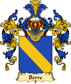 French Family Coat of Arms (v.25) Berre