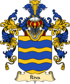 Italian Family Coat of Arms (v.25a) Riva