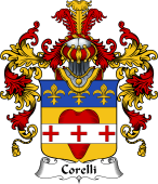 Italian Family Coat of Arms (v.25b) Corelli