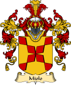 Italian Family Coat of Arms (v.25a) Miolo