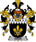 Irish Family Coat of Arms (v.25b) Dixon