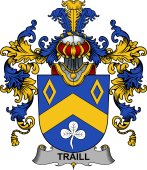 Irish Family Coat of Arms (v.25b) Traill or Trayle