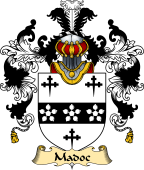 Irish Family Coat of Arms (v.25a) Madoc or Madox