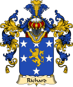 French Family Coat of Arms (v.25) Richard I