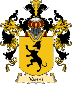 Italian Family Coat of Arms (v.25a) Vanni