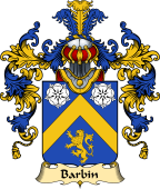 French Family Coat of Arms (v.25) Barbin
