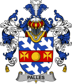 Irish Family Coat of Arms (v.25b) Palles
