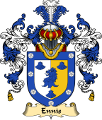 Irish Family Coat of Arms (v.25a) Ennis