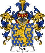 Italian Family Coat of Arms (v.25b) Preti