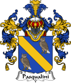 Italian Family Coat of Arms (v.25b) Pasqualini
