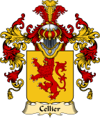 French Family Coat of Arms (v.25) Cellier