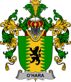 Irish Family Coat of Arms (v.25b) Hara or O