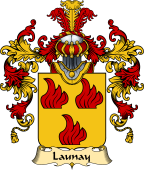 French Family Coat of Arms (v.25) Launay
