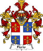 Italian Family Coat of Arms (v.25b) Florio