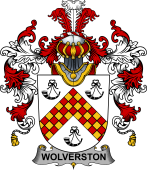 Irish Family Coat of Arms (v.25b) Wolverston