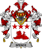 Irish Family Coat of Arms (v.25b) Spence