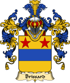 French Family Coat of Arms (v.25) Brissard