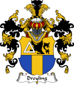 German Wappen Coat of Arms (v.25) Dreyling
