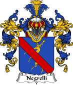 Italian Family Coat of Arms (v.25b) Negrelli