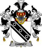 Irish Family Coat of Arms (v.25b) Dawney or Dawnay